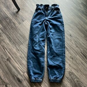 Express super  high rise jogger jeans